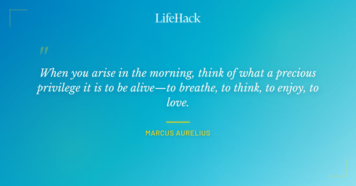 Quote by Marcus Aurelius