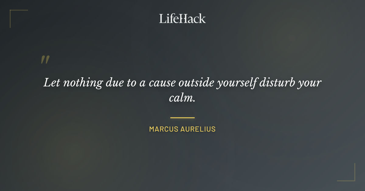 Quote by Marcus Aurelius