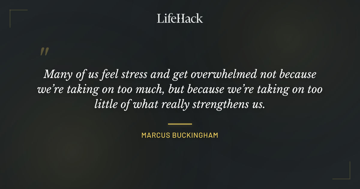 Quote by Marcus Buckingham