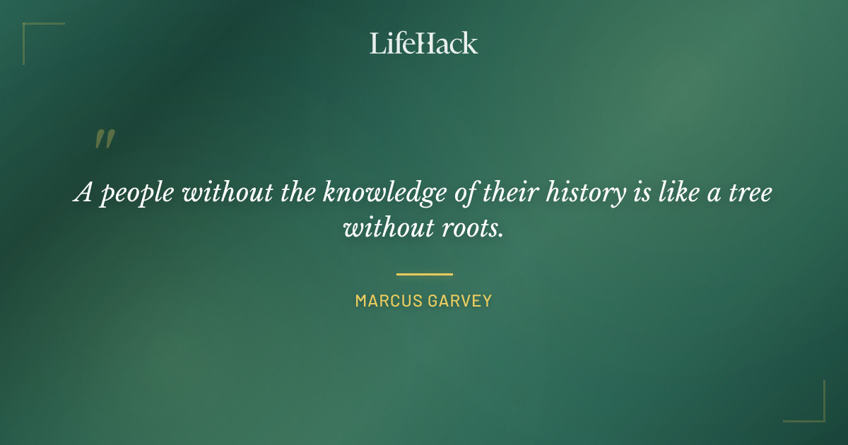Quote by Marcus Garvey