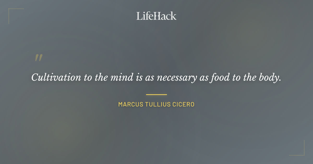 Quote by Marcus Tullius Cicero