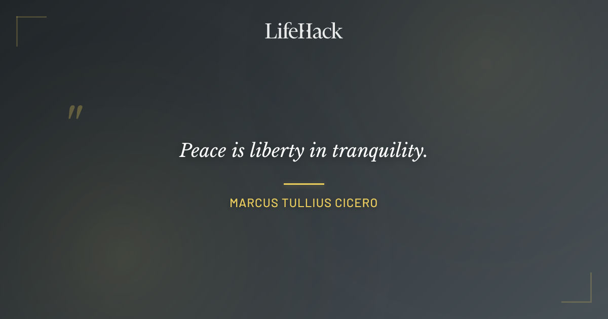 Quote by Marcus Tullius Cicero