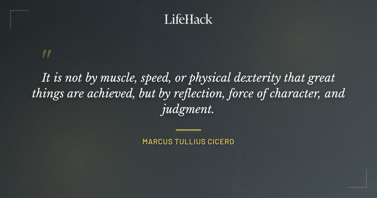 Quote by Marcus Tullius Cicero
