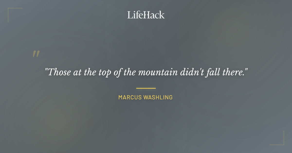 Quote by Marcus Washling