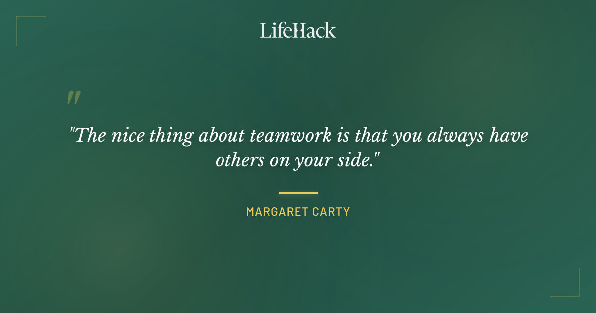Quote by Margaret Carty
