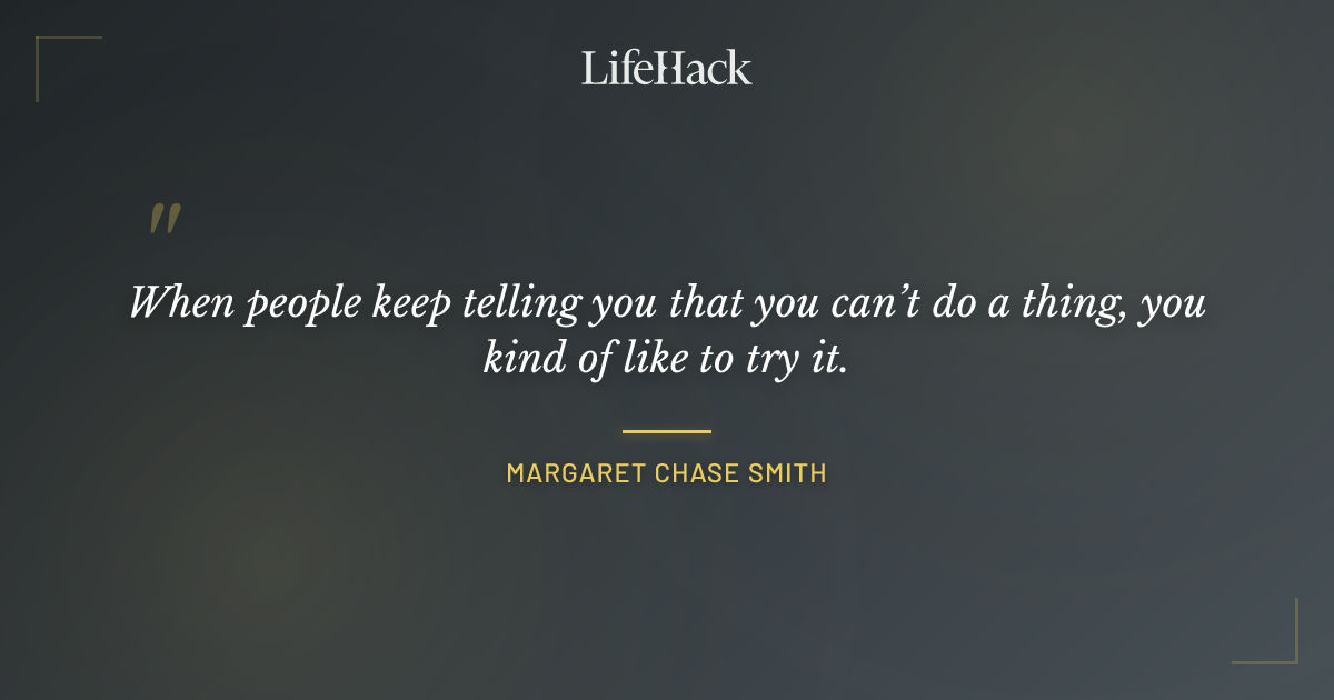 Quote by Margaret Chase Smith