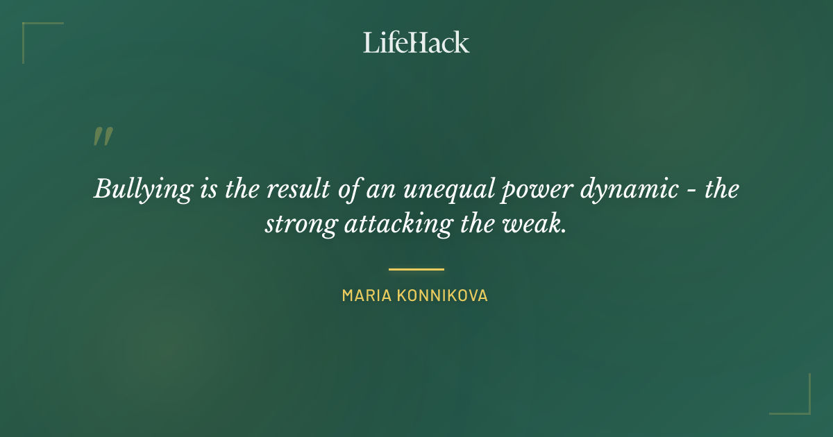 Quote by Maria Konnikova