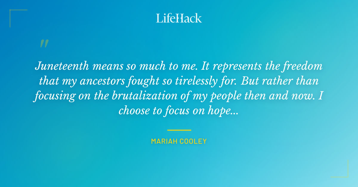 Quote by Mariah Cooley