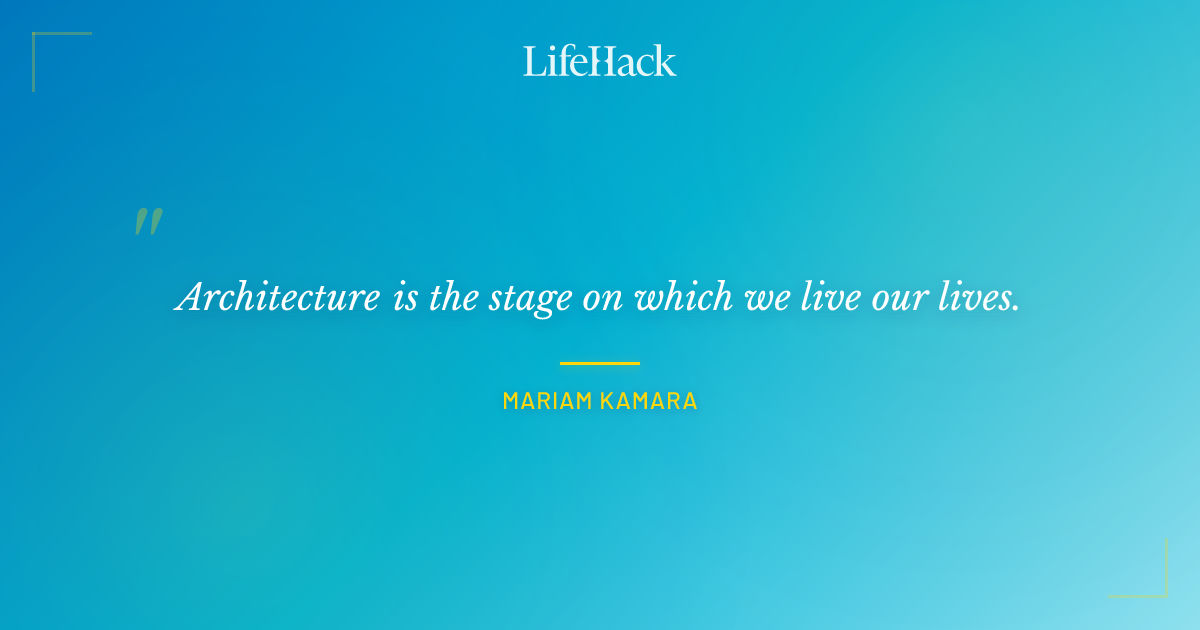 Quote by Mariam Kamara