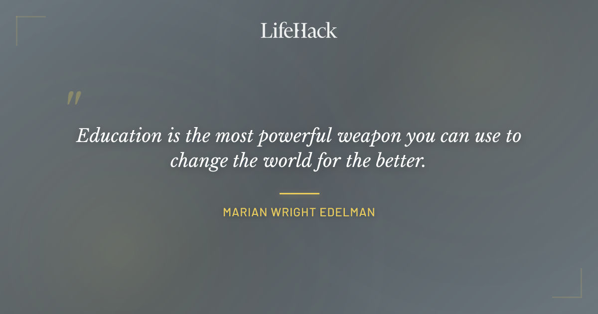 Quote by Marian Wright Edelman