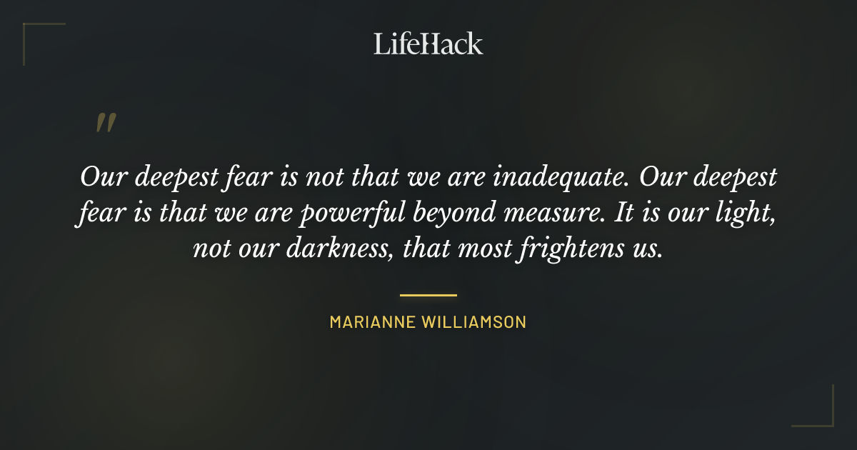 Quote by Marianne Williamson