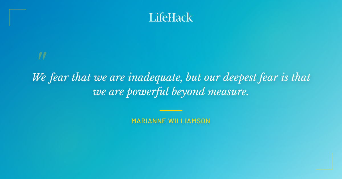 Quote by Marianne Williamson