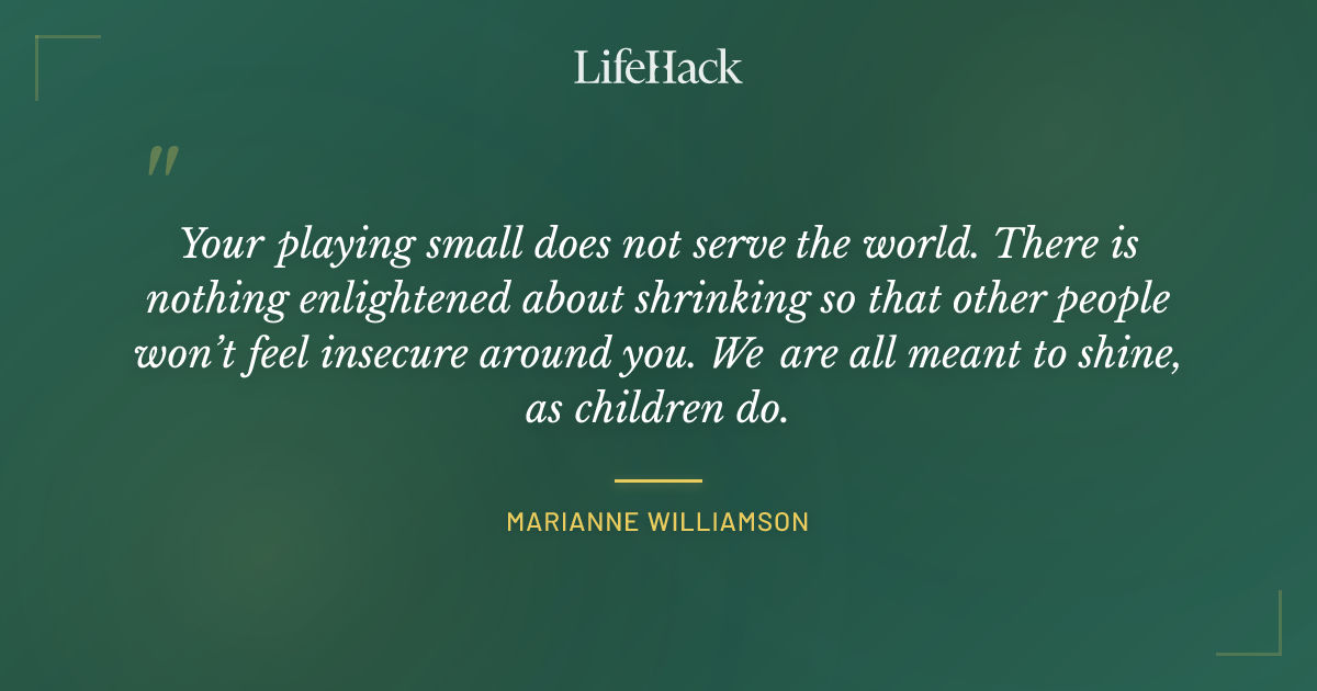 Quote by Marianne Williamson