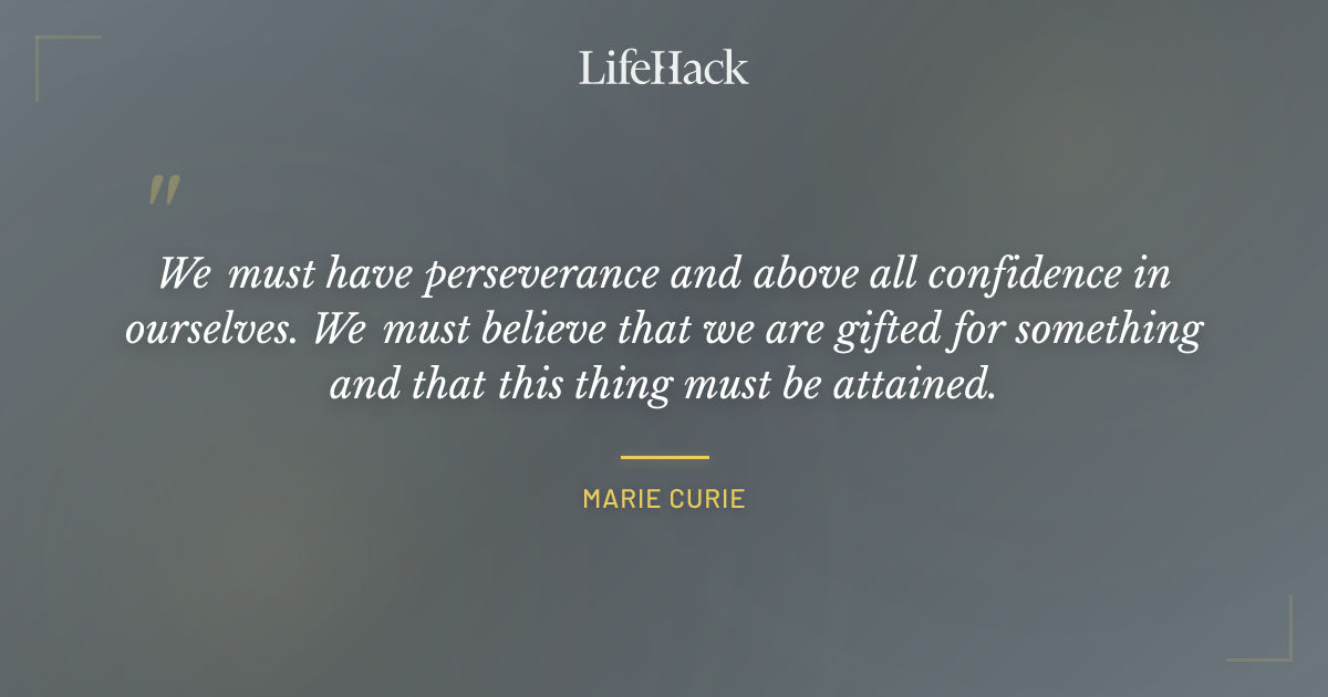Quote by Marie Curie