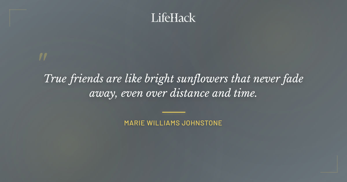 Quote by Marie Williams Johnstone