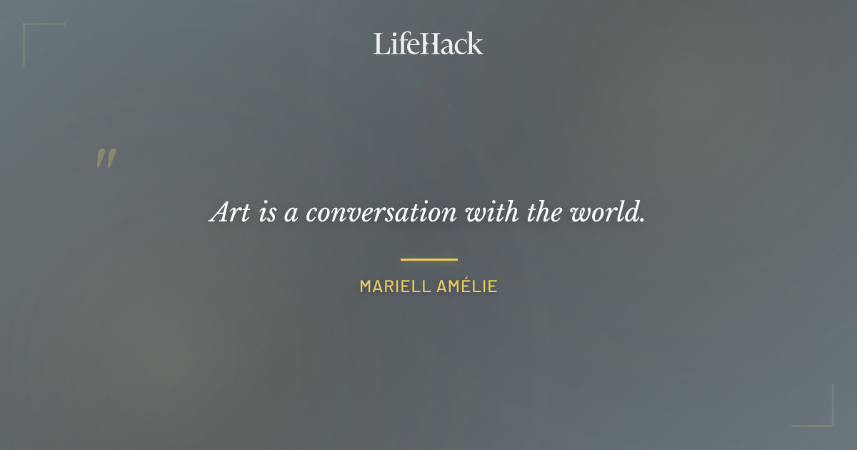 Quote by Mariell Amélie