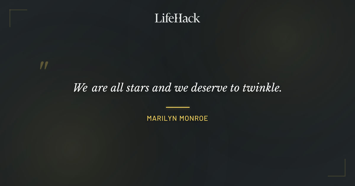 Quote by Marilyn Monroe