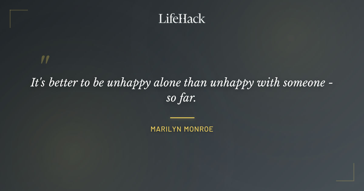 Quote by Marilyn Monroe