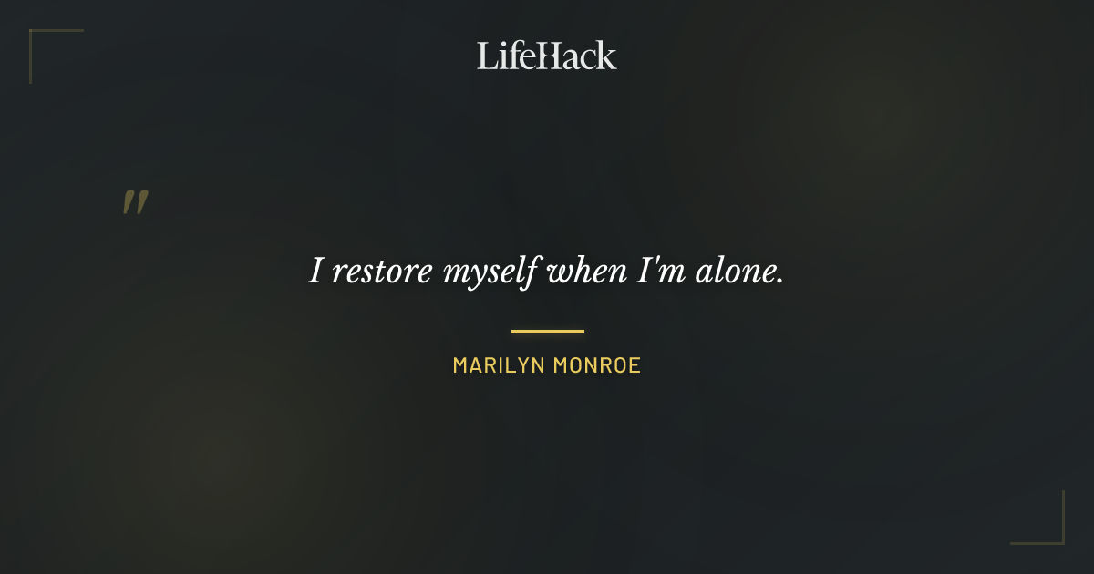Quote by Marilyn Monroe