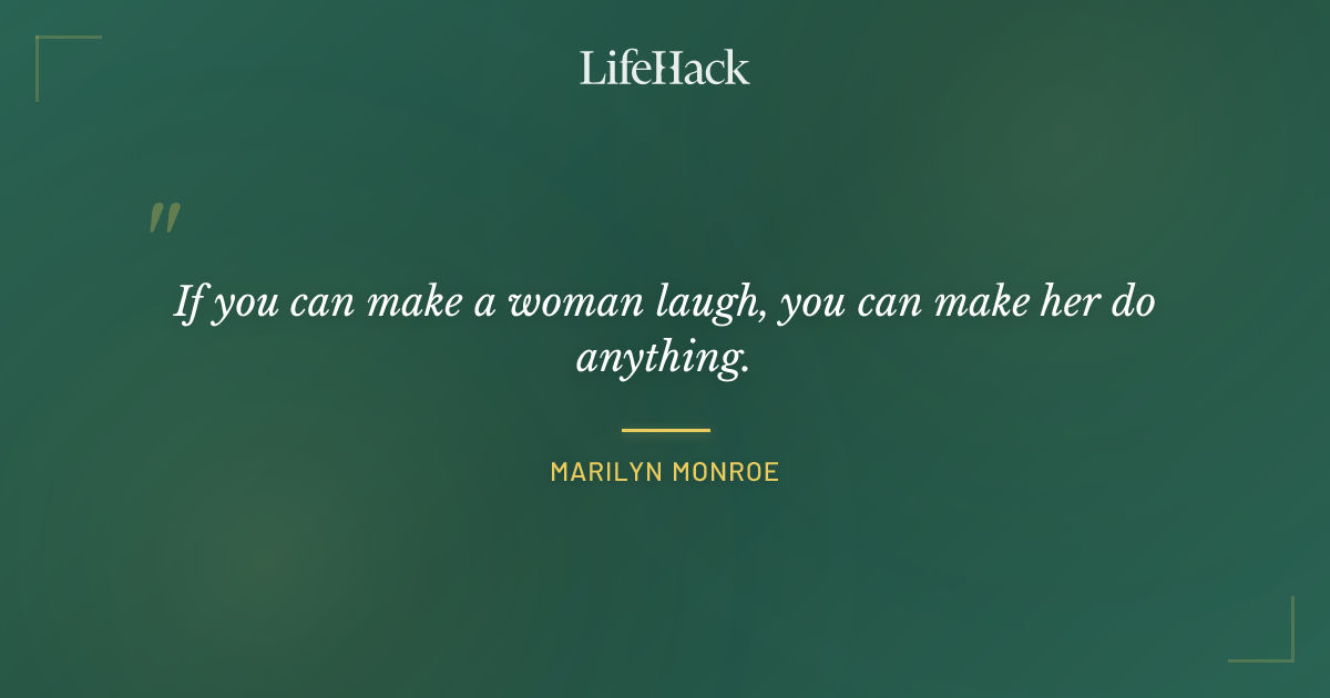 Quote by Marilyn Monroe