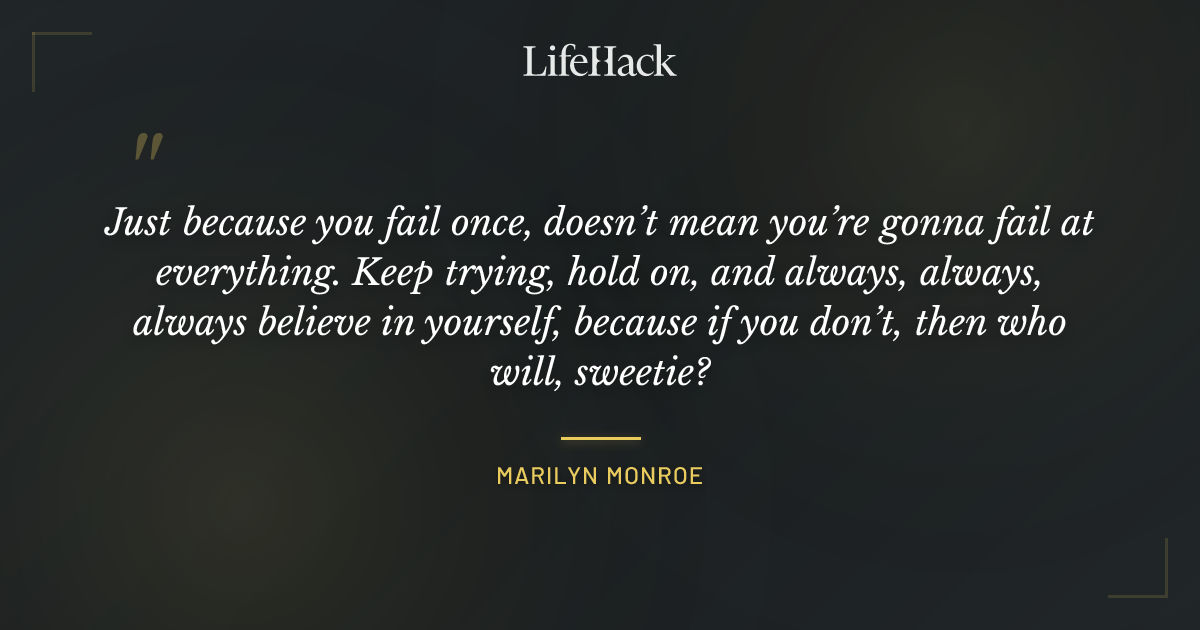 Quote by Marilyn Monroe