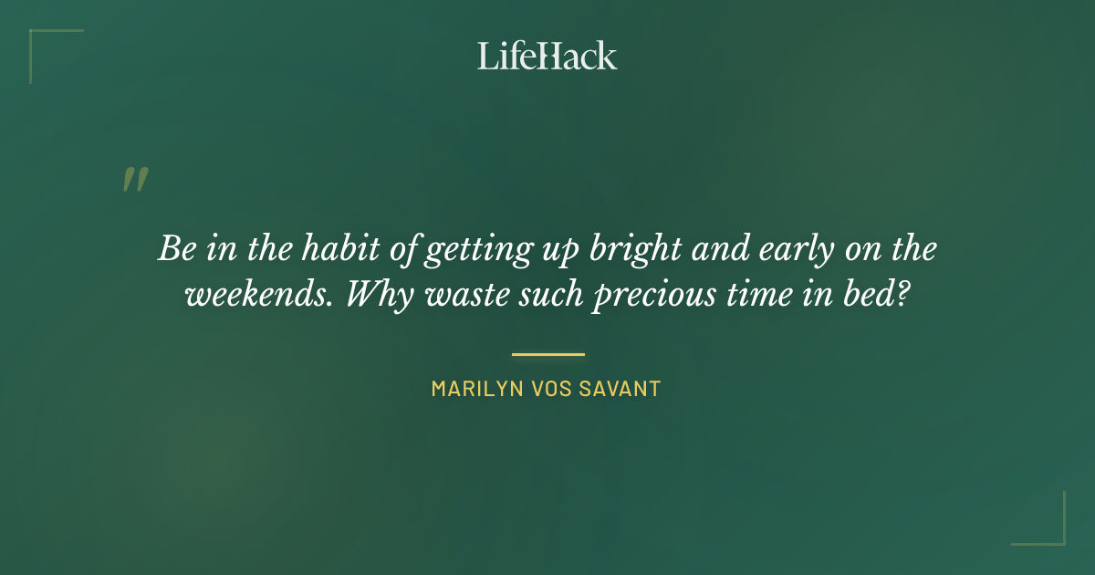 Quote by Marilyn vos Savant