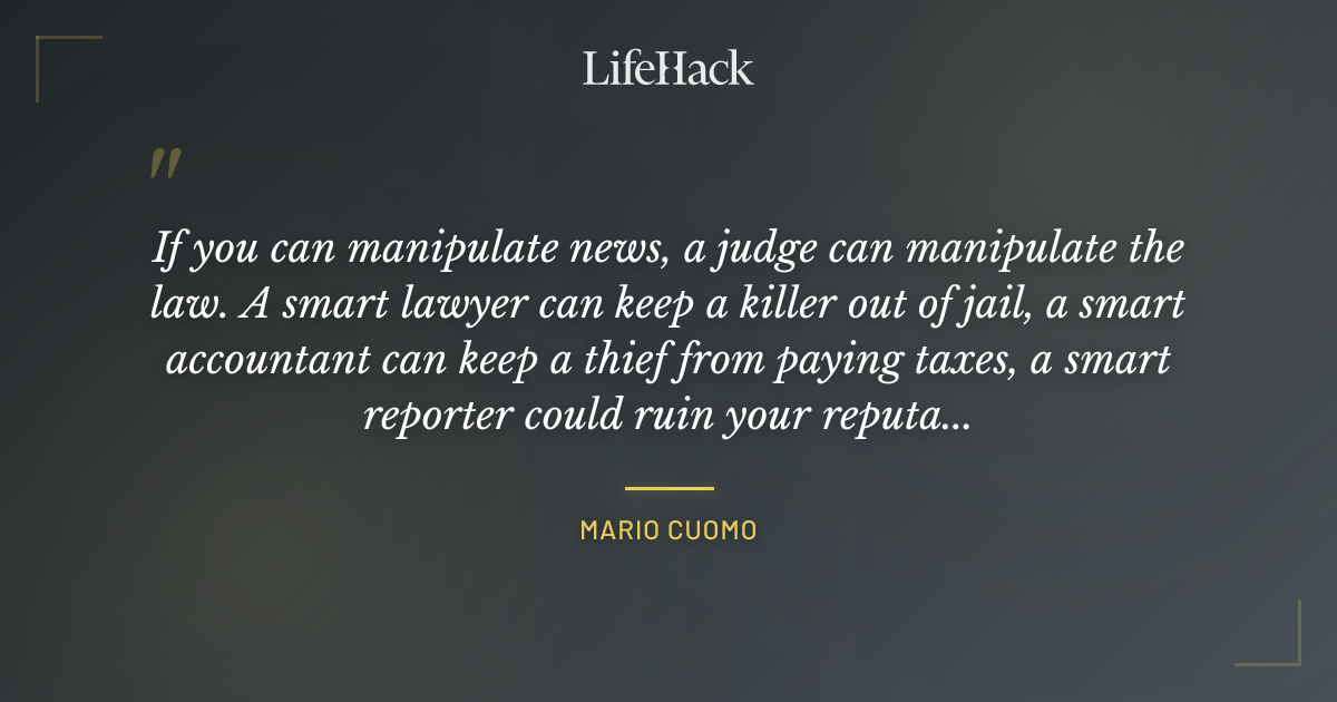 Quote by Mario Cuomo