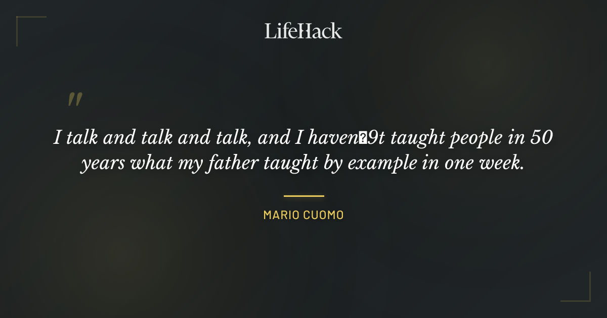 Quote by Mario Cuomo