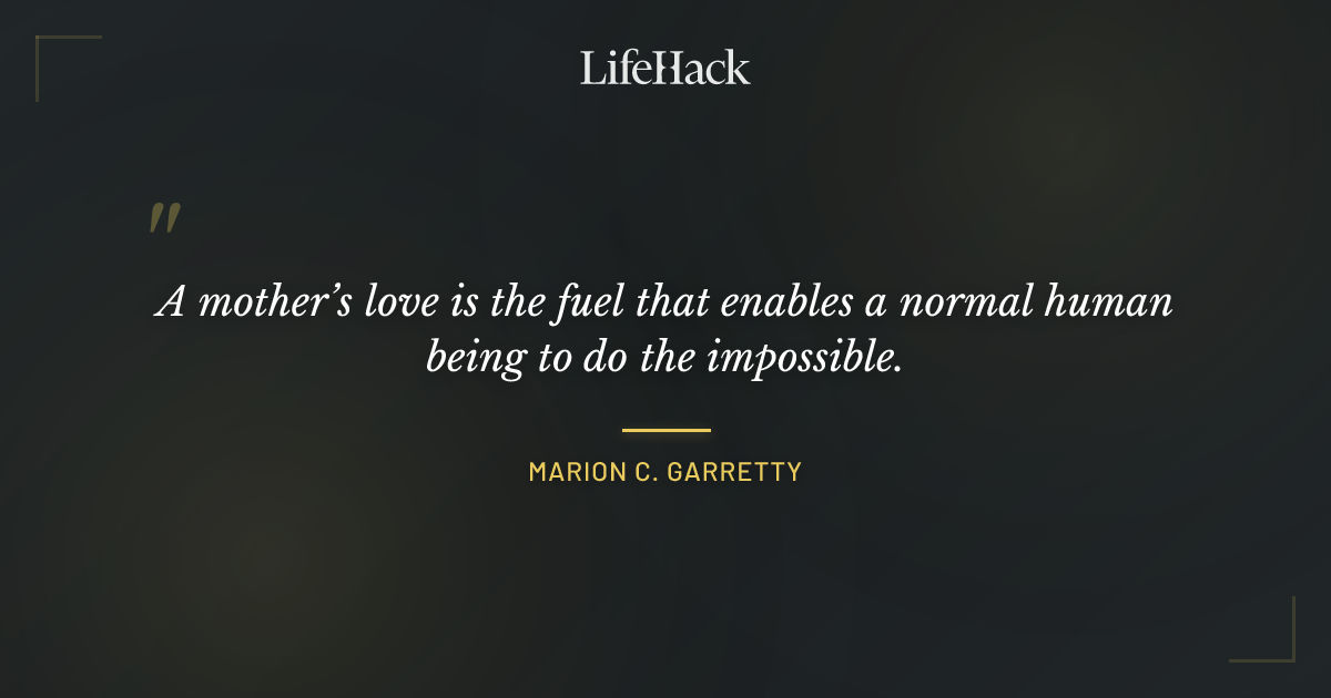 Quote by Marion C. Garretty