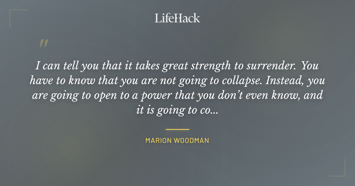 Quote by Marion Woodman