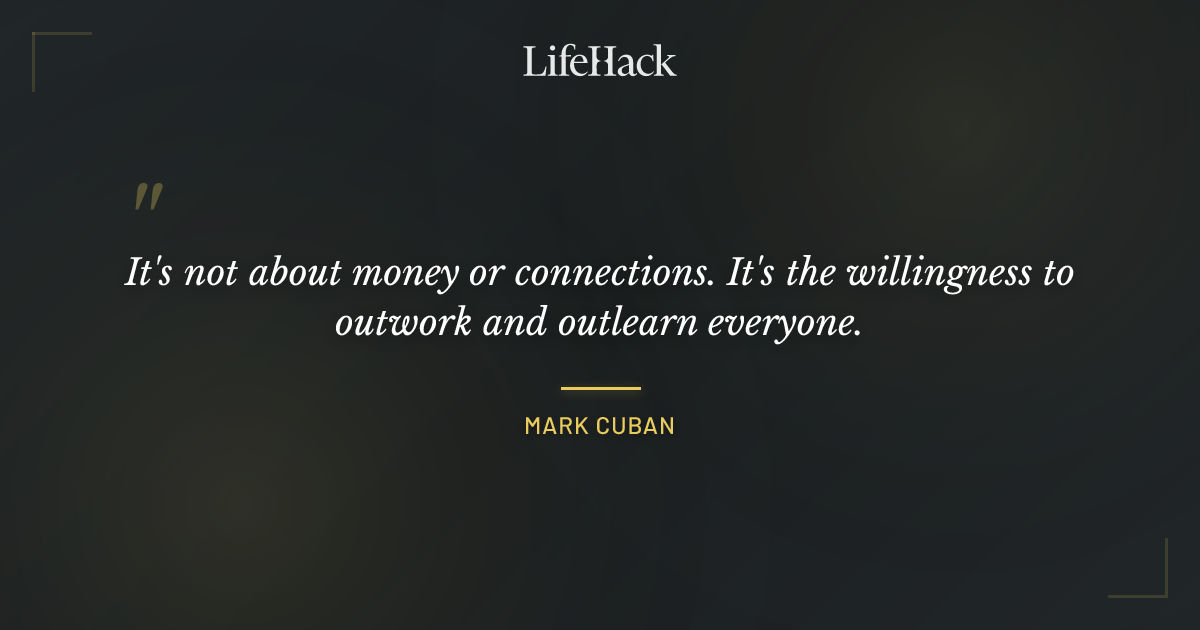 Quote by Mark Cuban