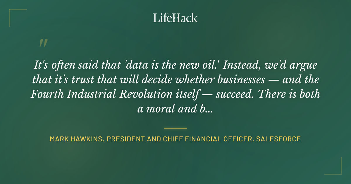 Quote by Mark Hawkins, President and Chief Financial Officer, Salesforce