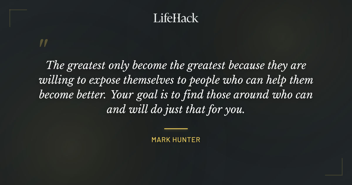 Quote by Mark Hunter