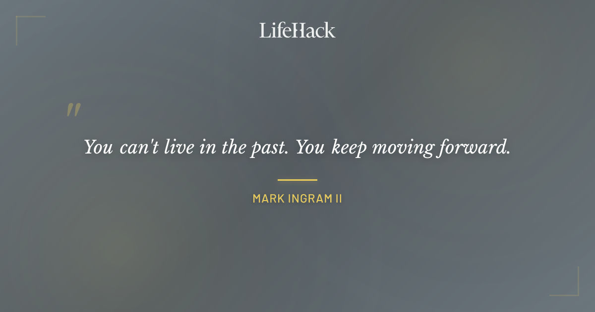 Quote by Mark Ingram II
