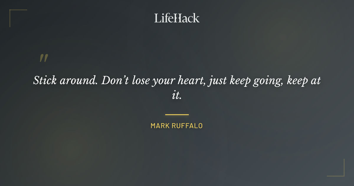Quote by Mark Ruffalo