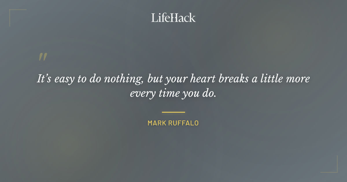 Quote by Mark Ruffalo