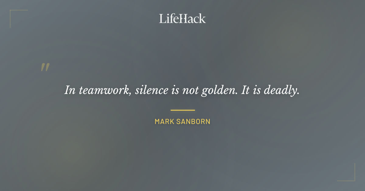 Quote by Mark Sanborn