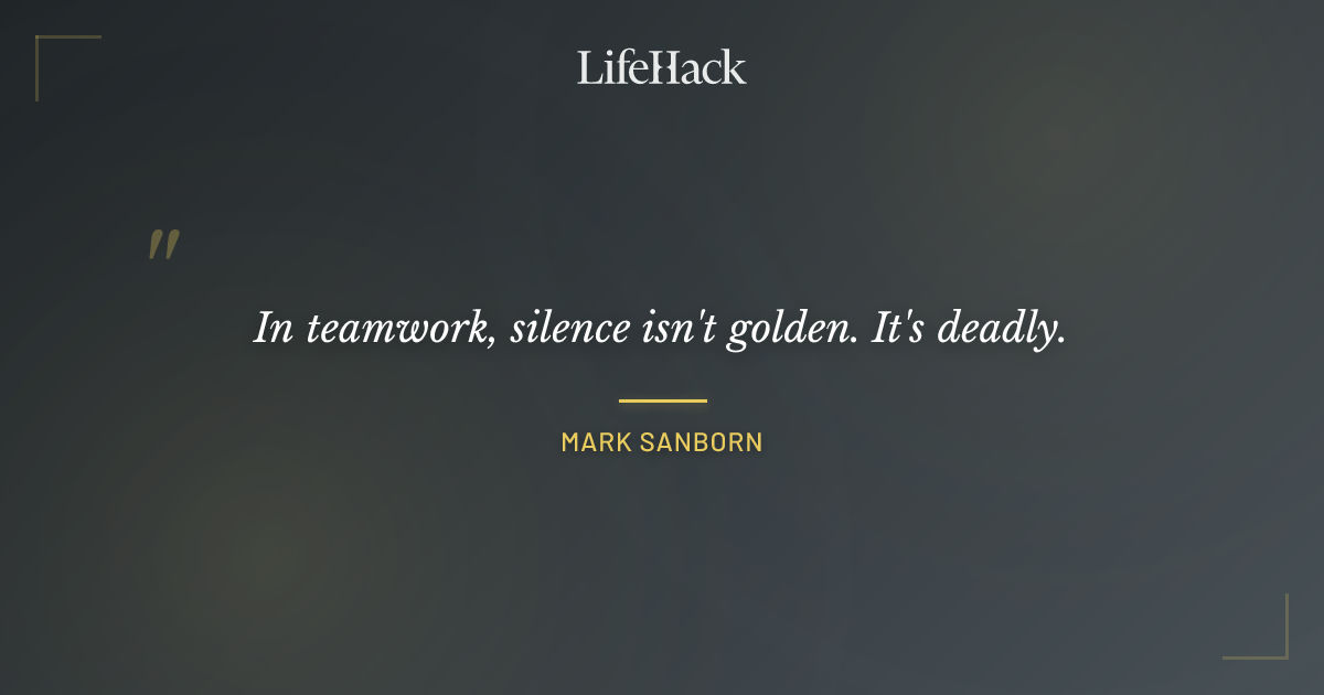 Quote by Mark Sanborn