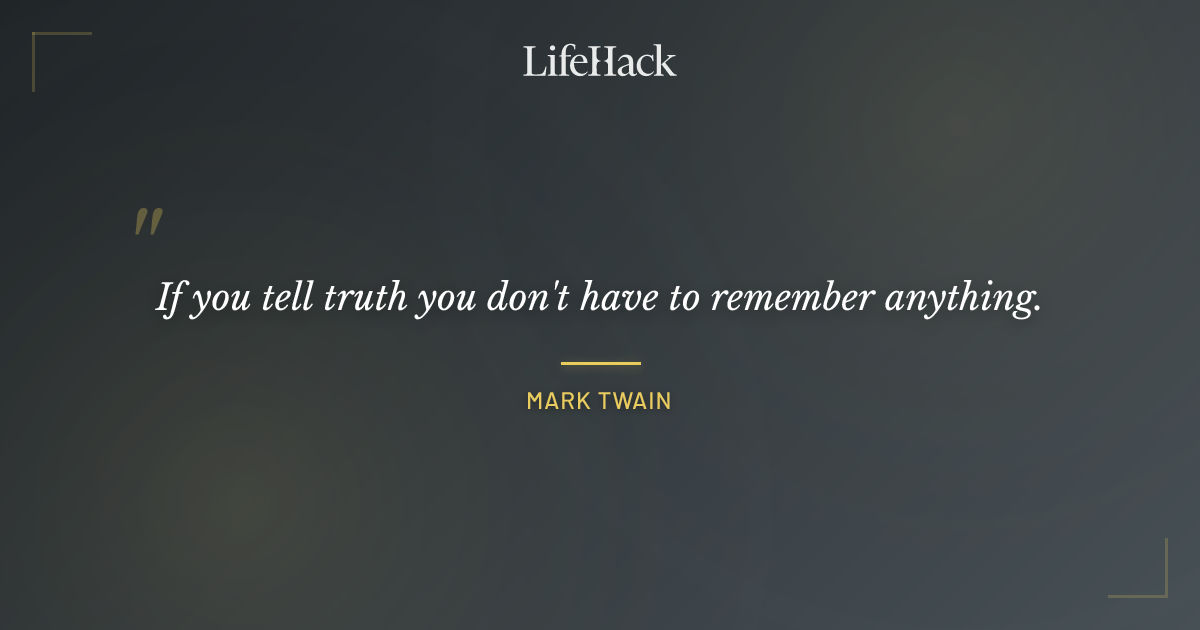 Quote by Mark Twain