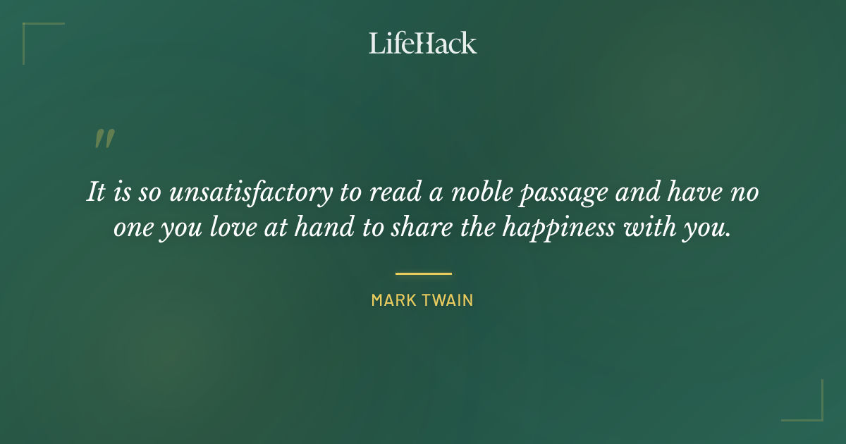 Quote by Mark Twain