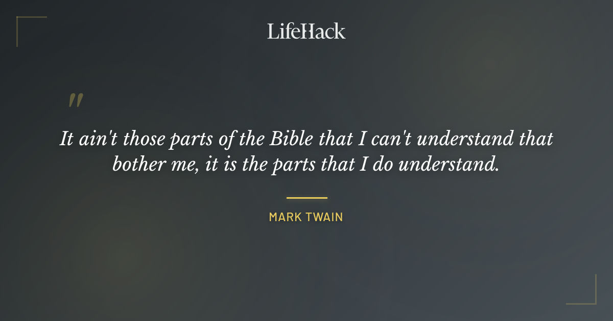 Quote by Mark Twain