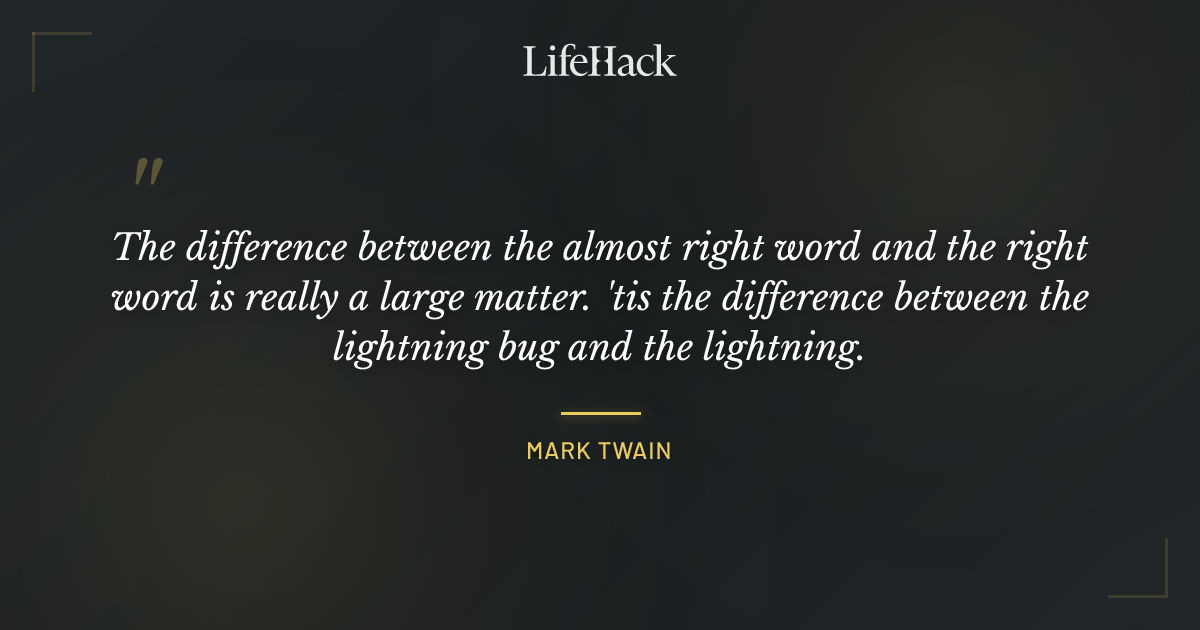 Quote by Mark Twain