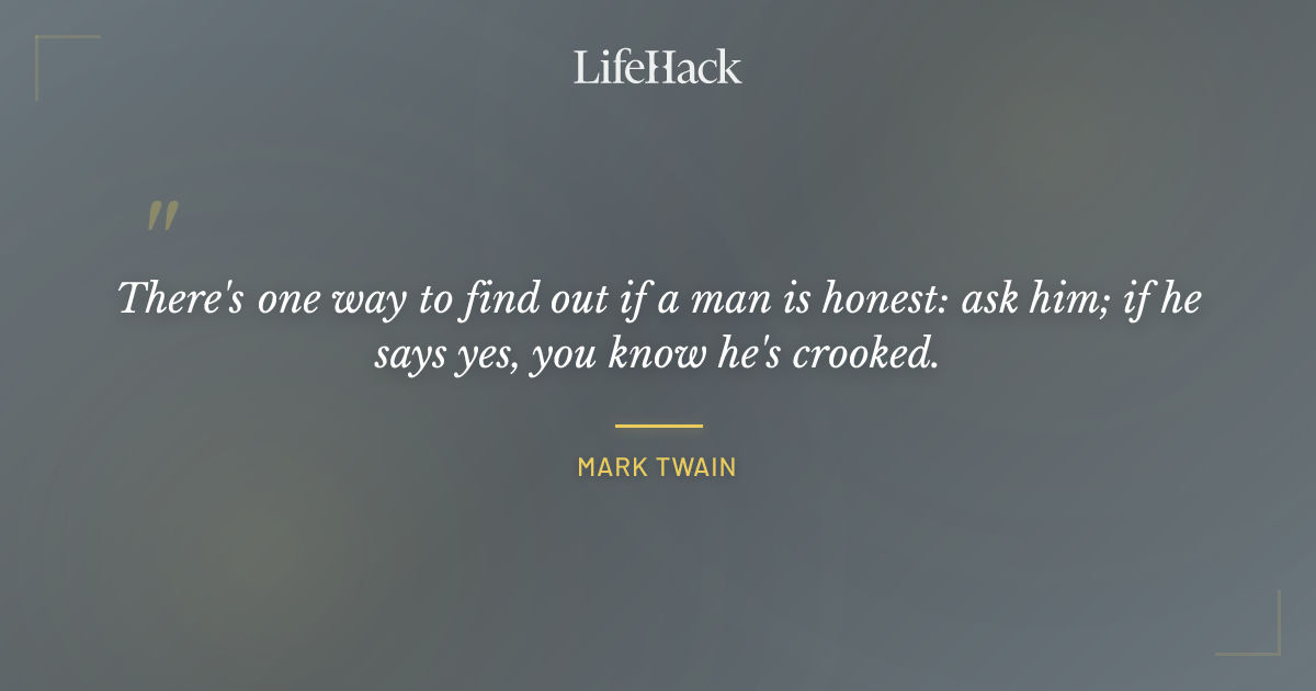 Quote by Mark Twain
