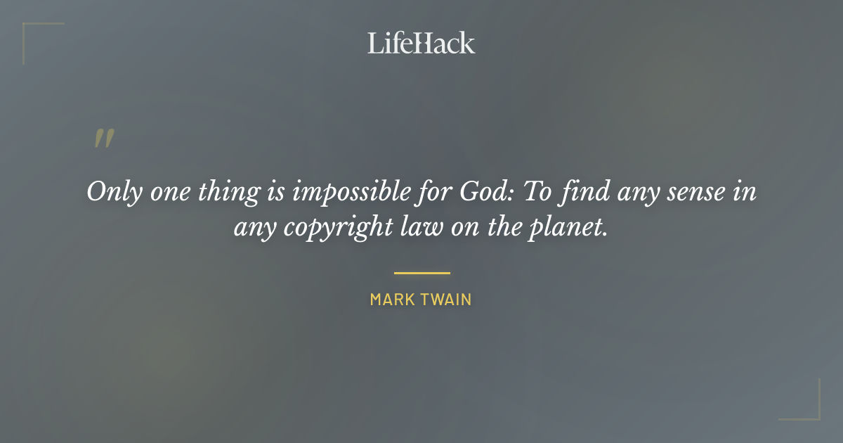 Quote by Mark Twain