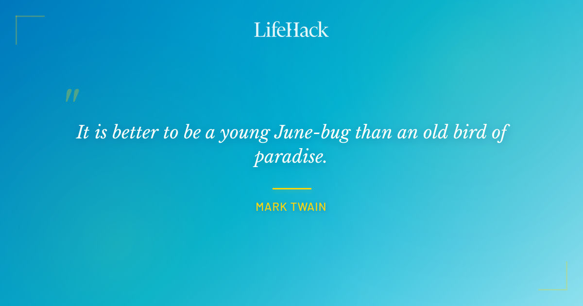 Quote by Mark Twain