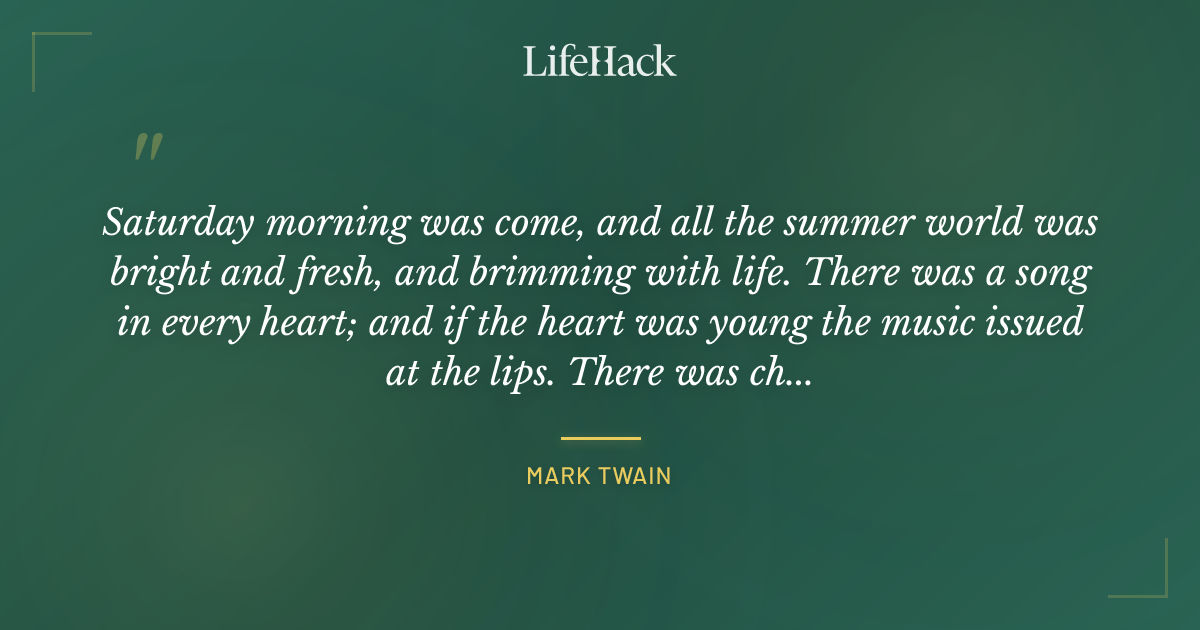 Quote by Mark Twain