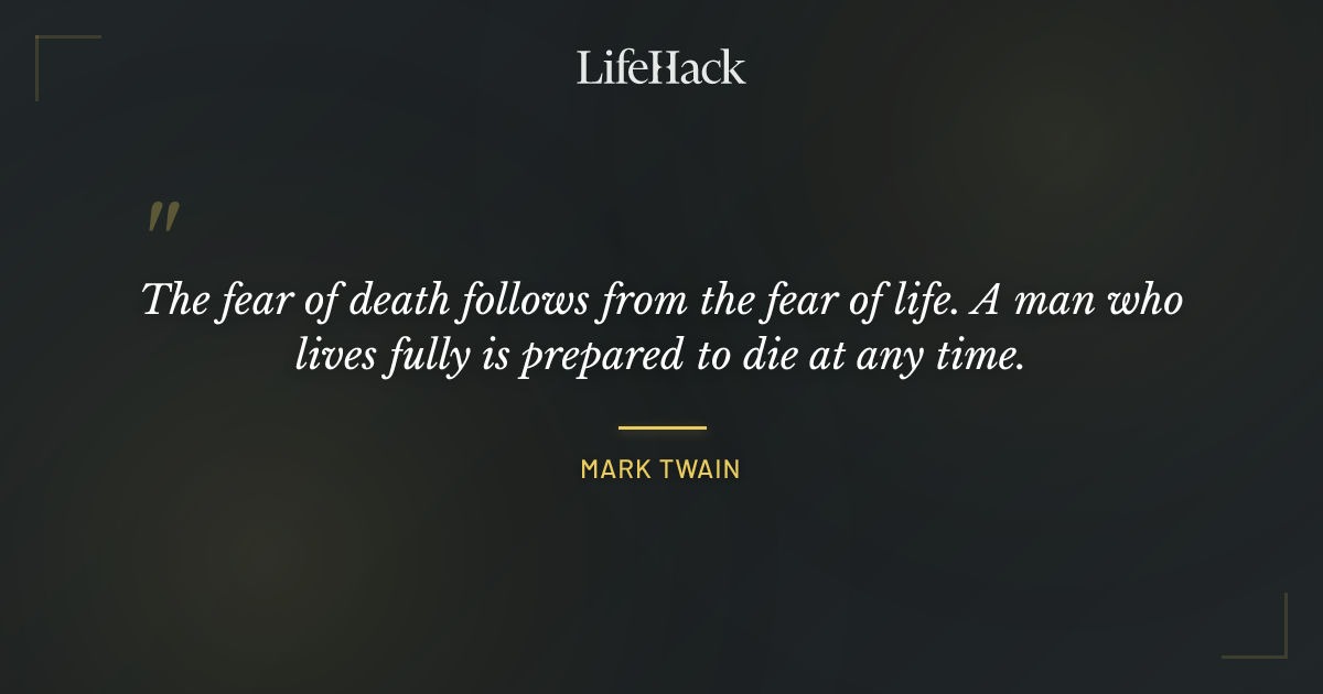 Quote by Mark Twain
