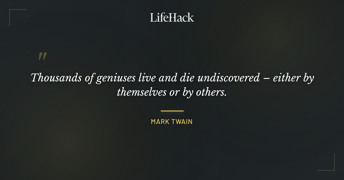 Quote by Mark Twain