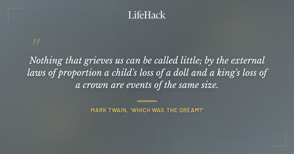 Quote by Mark Twain, 'Which Was The Dream?'