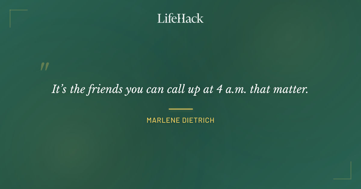 Quote by Marlene Dietrich